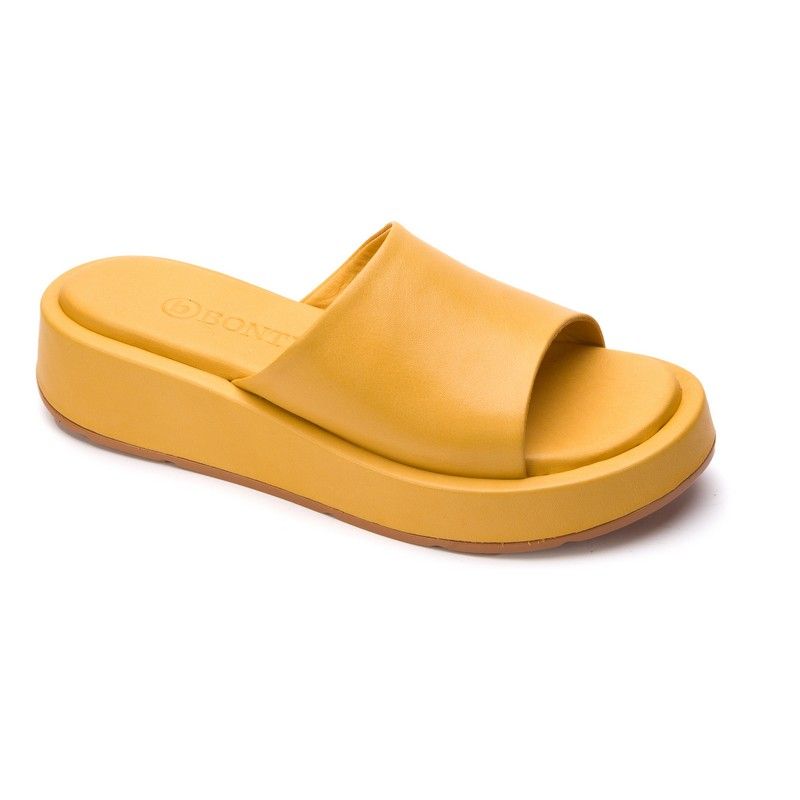 222414-yellow Сабо жен.кожа-кожа желтый